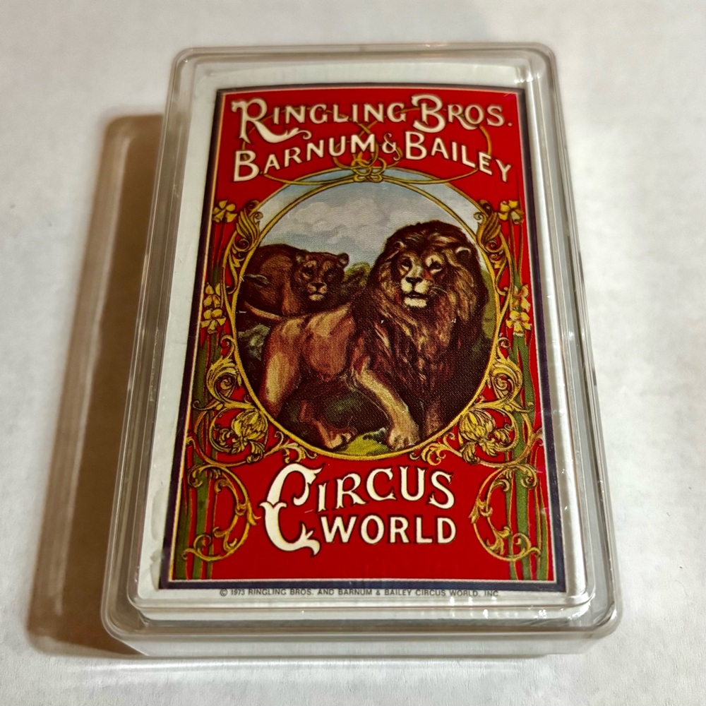 Still SEALED! 1973 Ringling Bros. Barnum & Bailey  Collectors Playing Cards